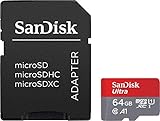 Sandisk Ultra 64gb Microsd Card C/adaptador - Switch Compatível