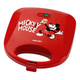 Sanduicheira Grill Vermelho Mickey