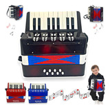 Sanfona Acordeon Infantil Semi Profissional 8 Baixos Grande