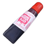 Sangue Artificial Para Halloween Cosplay Vampiro Cor Vermelho