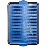Sanitário Canino Xixi Dog Banheiro Pet Tapete Higiênico Cães Premium Azul 