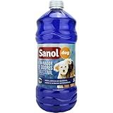 Sanol Dog Eliminador De Odores Para Cães E Gatos Tradicional 2 Litros Azul