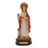 Santa Bárbara Em Resina Imagem Religiosa 12,5 Cm Cor Colorido