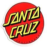 Santa Cruz Adesivo De Skate Com Logotipo Clássico Prancha De Skate Grande Patinação Skate