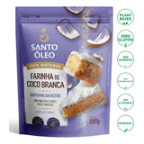 Santo Óleo Seca Farinha Coco Branco 200 G