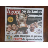 Santos Campeão Paulista 2015 Jornal Agora