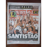 Santos Campeão Paulista 2015 Jornal Lance Com Poster Interno
