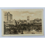 São Paulo Cartão Postal Antigo Anhangabaú Circulado 1934