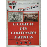 São Paulo Futebol Clube Revista Poster Calendário 1996