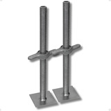 Sapata Ajustável Andaimes Tubular Reg Altura 2 Unidades