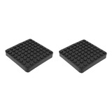 Sapata Borracha Elevador Autocenter Quadrada 119mm Kit 2