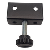 Sapata Pé Nivelador Regulável 1 4 Preto Chapa U 18mm 4un