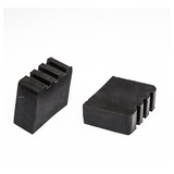 Sapata Pé Ponteira De Borracha 30 X 70 Mm Escada Madeira Par