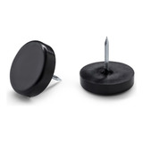 Sapata Prego Deslizante Preta 20mm 150 Unidades