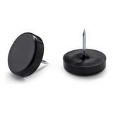Sapata Prego Deslizante Preta 20mm 500 Unidades