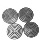 Sapata Redonda Para Elevador Automotivo 120mm Com Encaixe