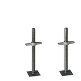 Sapata Regulável P Andaime 2 Peças C 45 Cm De Altura Cada