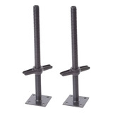 Sapata Regulável P Andaime C 45 Cm De Altura Cada 2 Peças