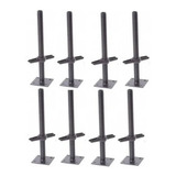 Sapata Regulável P Andaime De 45cm 8 Peças
