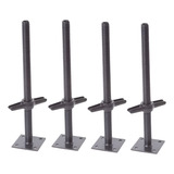 Sapata Regulável Para Andaime 4 Peças De 45cm