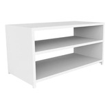 Sapateira 60cm Em Mdf Para Sala Sb Móveis Cor Branco