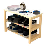 Sapateira De Chão Vertical Madeira Organizadora Sapatos Casa