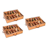 Sapateira Flexível Para Até 12 Pares Kit Com 3 Unidades