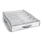 Sapateira Semi Flexível 12 Divisões Ordene Branco Cinza