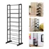 Sapateira Vertical De Porta 10 Andares Estante Organizadora Cor Preto Kontuz Home