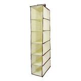 Sapateira Vertical Dobrável 6 Nichos Organizador Flexível