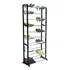 Sapateira Vertical Inox Luxo 20 Pares De 10 Andares Cor Preto