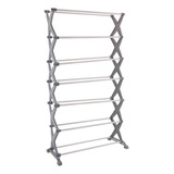 Sapateira Vertical Quarto Inox Luxo 18 Pares 6 Prateleiras
