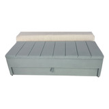 Sapateiro Puf Baú Recamier Queen 160cm com Gaveta 