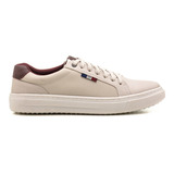 Sapatênis Branco Fork Estilo Conforto Moda Casual 