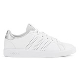 Sapatênis Feminino adidas Advantage Base 2 0 Branco Prata