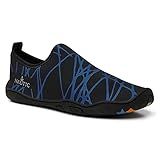 Sapatilha Aquática Antiderrapante Tênis Praia Híbrido Pesca Cachoeira Trilha Bike Preto Azul Br Footwear Size System Adult Numeric Numeric 41 