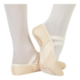 Sapatilha Ballet Meia Ponta Em Couro C Strech Capezio