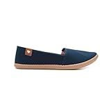 Sapatilha Feminina Alpargata Casual Basica Leve Conforto Bico Redondo Elastico Marinho Nobuck BR Adulto Numérico 34