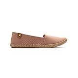 Sapatilha Feminina Alpargata Casual Basica Leve Conforto Bico Redondo Elastico Nude Nobuck BR Adulto Numérico 34