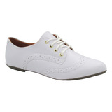 Sapatilha Feminino Oxford Preto Moda Original Sapato Casual