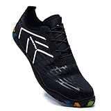 Sapatilha Hibrida Neopreme Aquática Esportes Náuticos Mergulhos Natação Bike -34- PretoBranco-