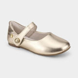 Sapatilha Infantil Bibi Ballerina Mini Dourada 1152032
