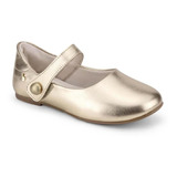 Sapatilha Infantil Menina Bibi Ballerina Dourada