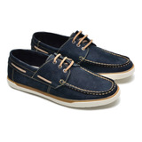 Sapatilha Masculina Dockside Mocassim Em Couro Legítimo 