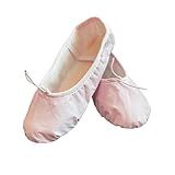 Sapatilha Para Ballet Balé Infantil Com Ponta Cor Rosa E Preto Material Sintético Rosa BR Criança De 9 A 12 Anos Numérico 32 