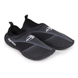Sapatilha Preta Cinza Neoprene Mormaii Mergulho Pesca
