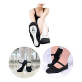 Sapatilha Preta Meia Ponta Balé Ballet Olga Georgia 24 A 42
