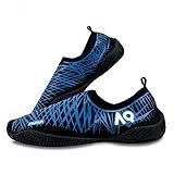 SAPATILHA PRETO COM AZUL AQURUN