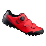 Sapatilha Shimano Me4 Sh me400 Vermelho Ciclismo Mtb