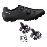 Sapatilha Shimano Sh xc300 Xc3 Pedal Shimano M520 Tacos